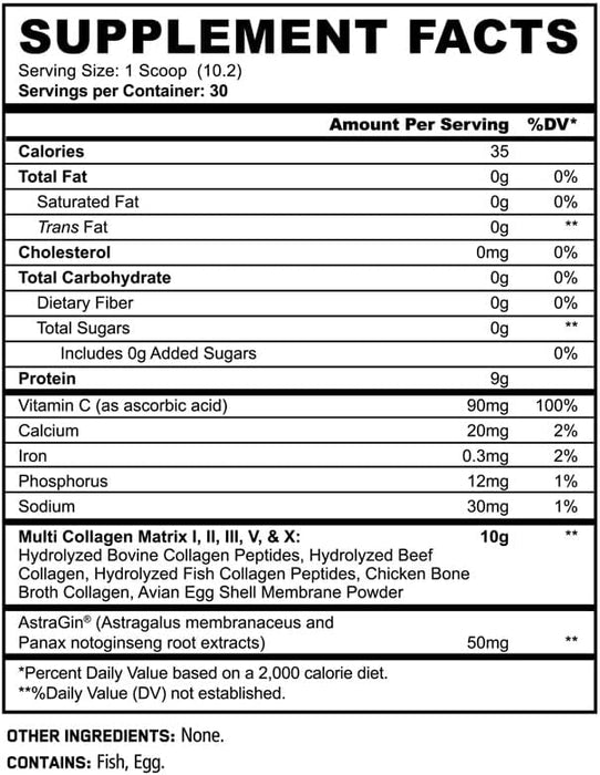 Panda Supps™ Multi Collagen Peptides | Skin, Hair, Joint & Gut Health