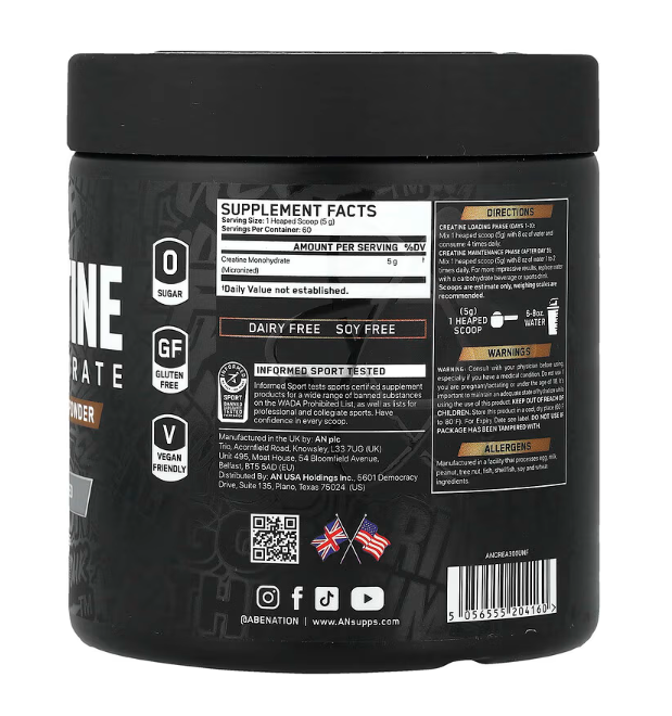ABE Nation Creatine Monohydrate | Strength, Power & Performance