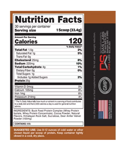 Bucked Up Buck Feed Protein Powder