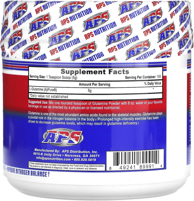 APS L-Glutamine | Essential Amino for Recovery & Immune Support