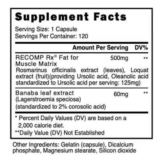 BlackStone Labs Recomp RX | Lean Muscle & Metabolism Support