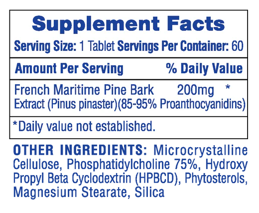 Hi-Tech Pharma Pine Bark Extract | Antioxidant, Circulation & Heart Support