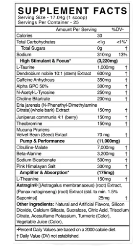 BlackMarket Labs Adrenolyn Underground | Extreme High-Stim Pre-Workout