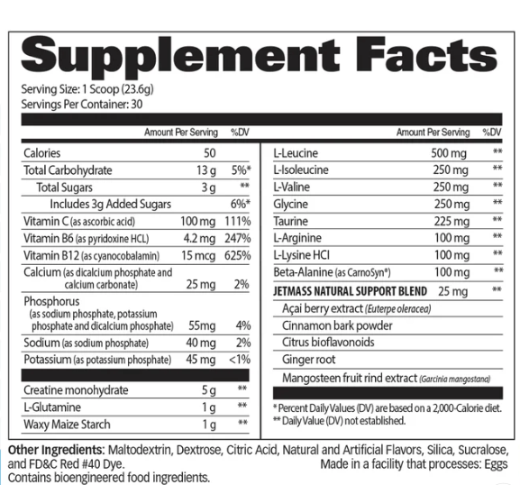 GAT Sport JETMASS Creatine | Post-Workout Recovery & Muscle Builder