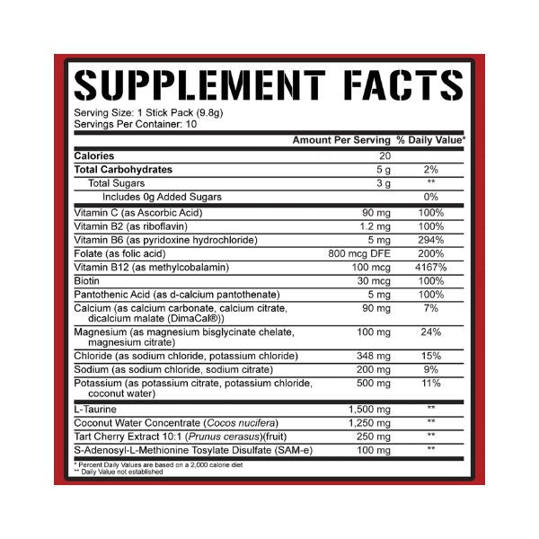 5% Nutrition Hydrate Stick Packs | Electrolyte Hydration