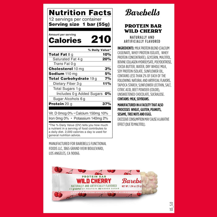 Barebells Protein Bar | High Protein, No Added Sugar