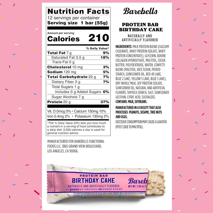 Barebells Protein Bar | High Protein, No Added Sugar