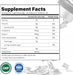 BetterAlt Shilajit Gummies – Supplement Facts and Ingredients Panel 60 Count