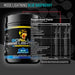 Gorilla Mind Gorilla Mode Lightning Pre-Workout Supplement Facts Blue Raspberry TigerFitness.com