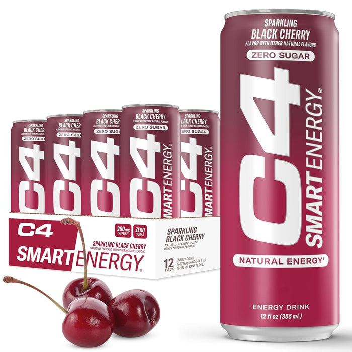 Cellucor C4 Smart Energy RTD | Nootropic Energy Drink for Focus & Performance
