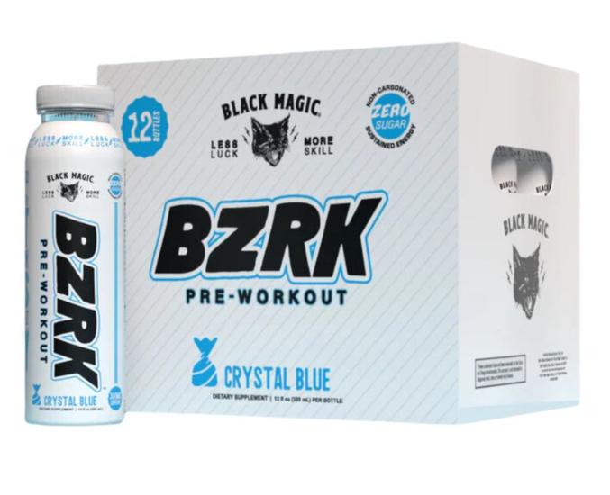 Black Magic BZRK Pre-Workout RTD | Explosive Energy, Focus & Pump Drink
