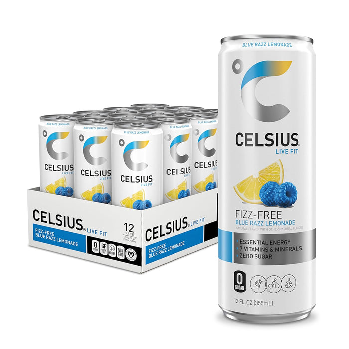 Celsius Fizz Free RTD 12oz | Sparkling Energy Drink Alternative