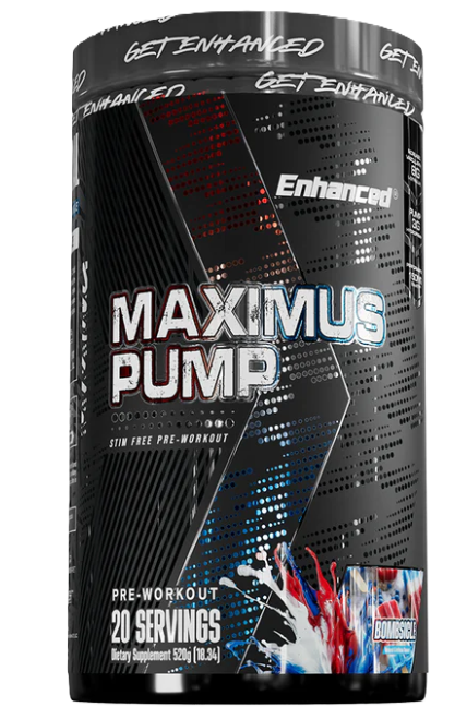 Enhanced Labs Maximus Pump Pre-Workout Bombsicle – Stim-Free Pumps & Vascularity | TigerFitness