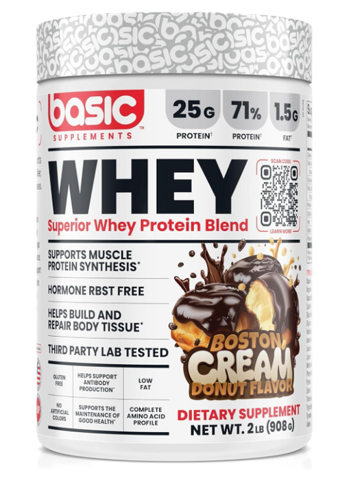 Basic Supplements Basic Whey Boston Cream Donut 2lb – TigerFitness.com