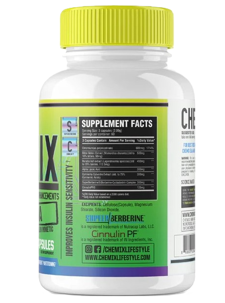Chemix GDA Supplement Facts Label  Ingredients & Dosage | TigerFitness