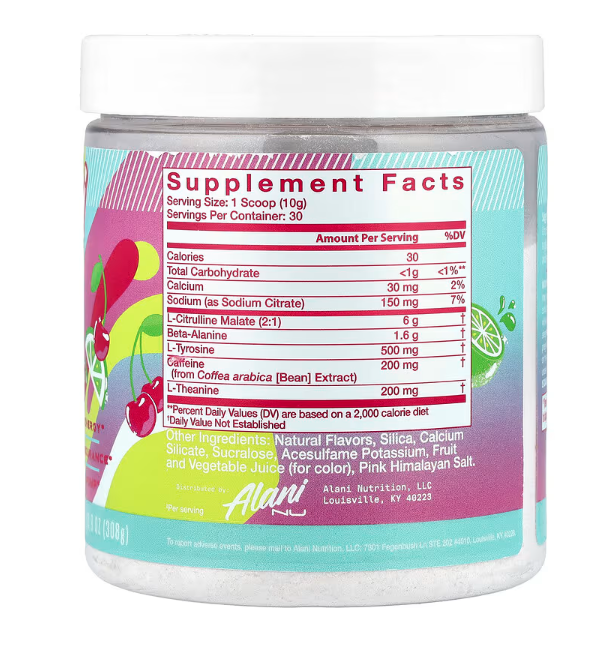 Alani Nu Original Pre-Workout | Energy, Focus & Performance Formula