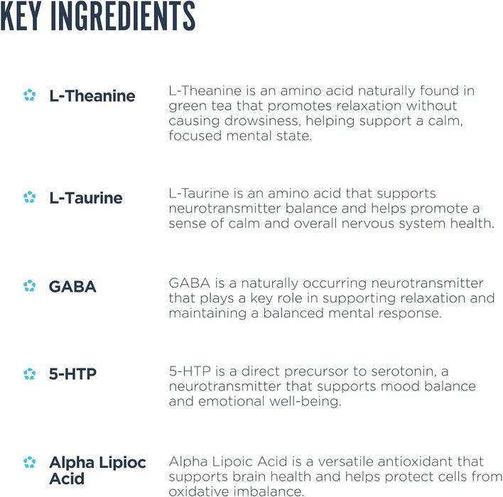 Revive MD Calm bottle displayed in a wellness setting – daily emotional well-being and relaxation support.