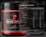 Gorilla Mind Gorilla Mode Nitric Cherry Blackout Supplement Facts and Ingredients Label | TigerFitness