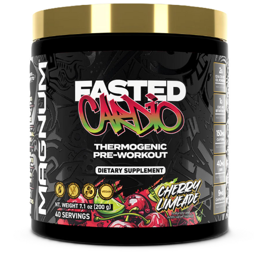 Magnum Fasted Cardio Cherry Limeade Flavor | Thermogenic Fat Burner for Energy & Fasted Training Performance | TigerFitness.com