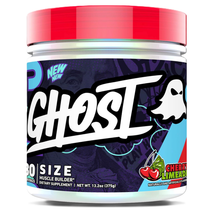 GHOST Size V3 – Cherry Limeade Muscle Builder & Strength Support Supplement | TigerFitness
