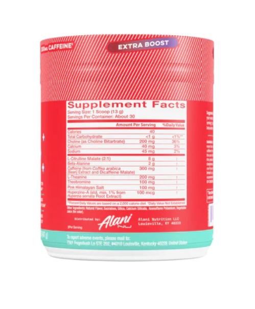 Alani Nu Pre-Workout+ | Advanced Energy & Focus Formula