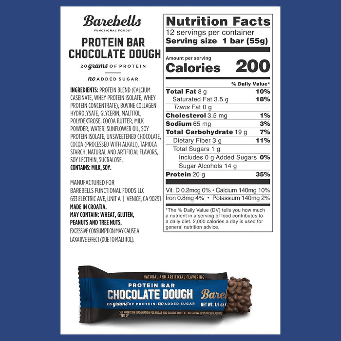 Barebells Protein Bar | High Protein, No Added Sugar