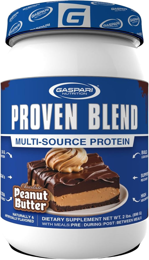 Gaspari Nutrition Proven Blend Multi-Source Protein Chocolate Peanut Butter | Tigerfitness.com