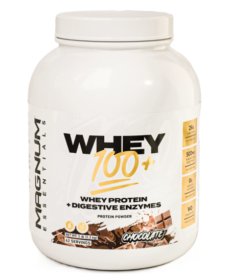 Magnum Whey100 100% Whey Protein Isolate for Lean Muscle & Recovery Front Chocolate – TigerFitness.com