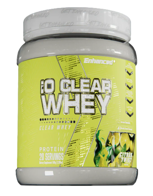 Enhanced Labs iO Clear Whey – Citrus Twist Fast Digesting Whey Protein Isolate Powder | TigerFitness