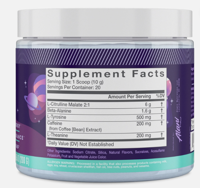 Alani Nu Original Pre-Workout | Energy, Focus & Performance Formula