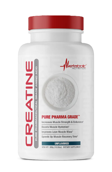 Metabolic Nutrition Creatine Monohydrate Powder 300g – Strength & Muscle Support – TigerFitness