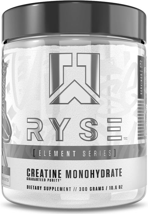 RYSE Creatine Monohydrate – 300g Micronized Creatine Powder