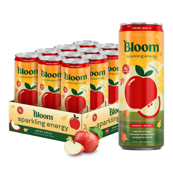 Bloom Sparkling Energy Drink | Refreshing Clean Energy Beverage