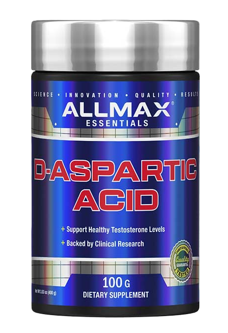 Allmax D-Aspartic Acid Supplement | Natural Testosterone, Muscle Growth & Performance Support | Shop TigerFitness.com