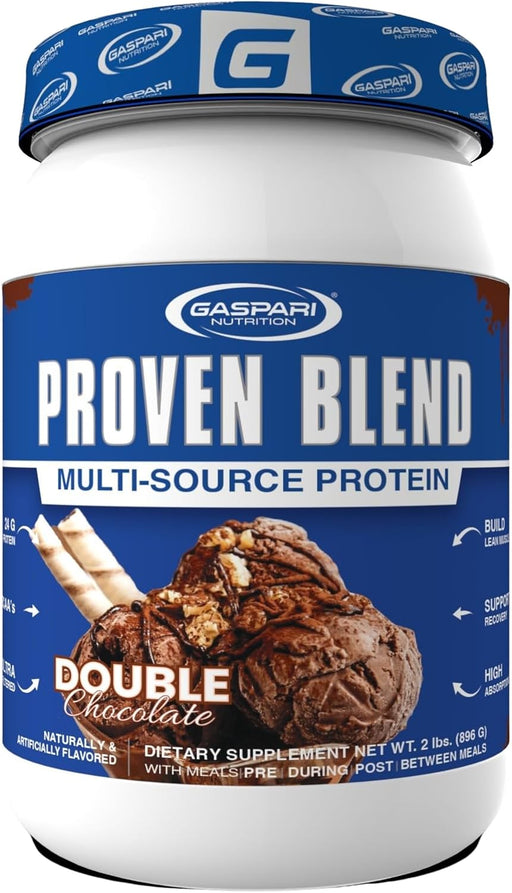 Gaspari Nutrition Proven Blend Multi-Source Protein, Double Chocolate | Tigerfitness.com