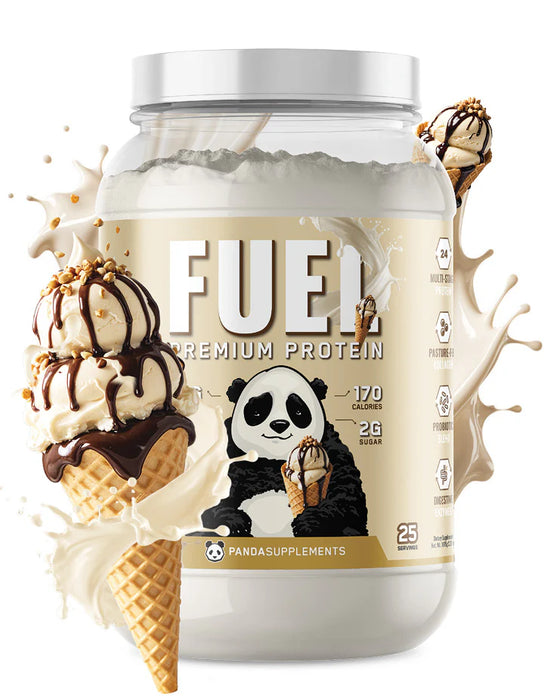 Panda Supps FUEL Protein Ice Cream Sunade – High-Protein Shake for Recovery