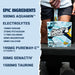 GHOST Hydration supplement facts label showing electrolytes and absorption ingredients