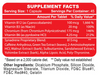 Supplement facts  of Hi-Tech Pharmaceuticals Synadrene weight loss, thermogenic, and energy support formula – TigerFitness.com