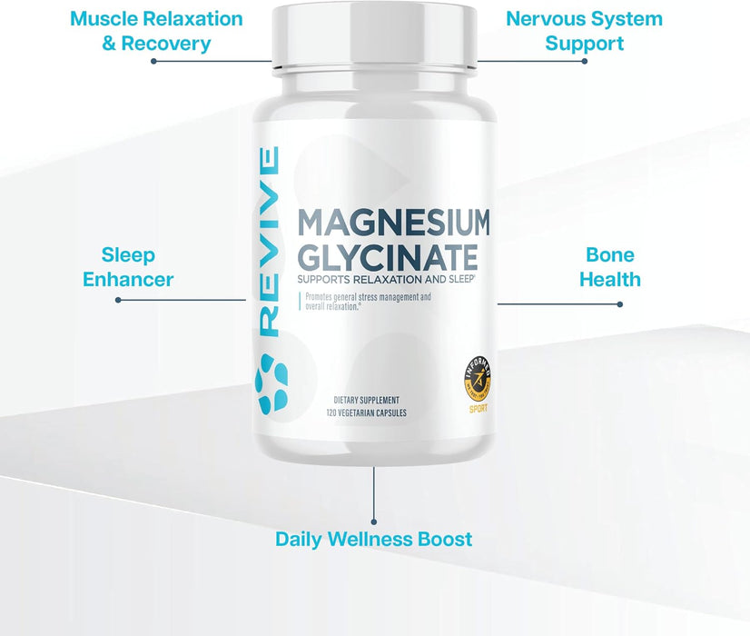 Revive MD Magnesium Glycinate | High Absorption Magnesium Support