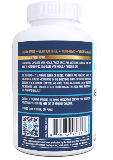 NuEthix Gut Defender+ | Digestive Balance & Immune Support Formula