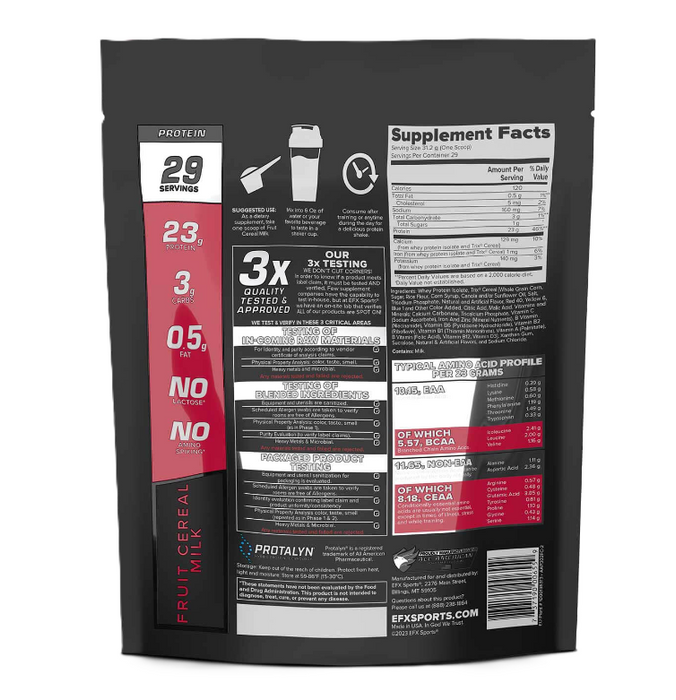 EFX Sports Protalyn | Advanced Protein Blend for Recovery & Growth