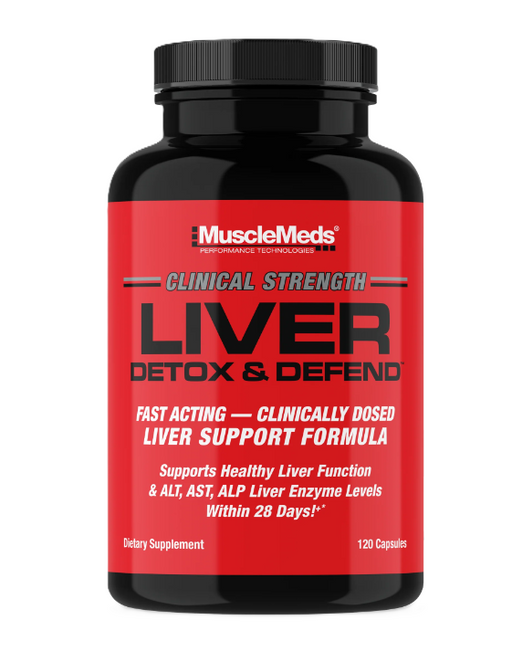 MuscleMeds Liver Detox & Defend 120 Capsules | Advanced Liver Health & Detox Support Formula | Tigerfitness.com