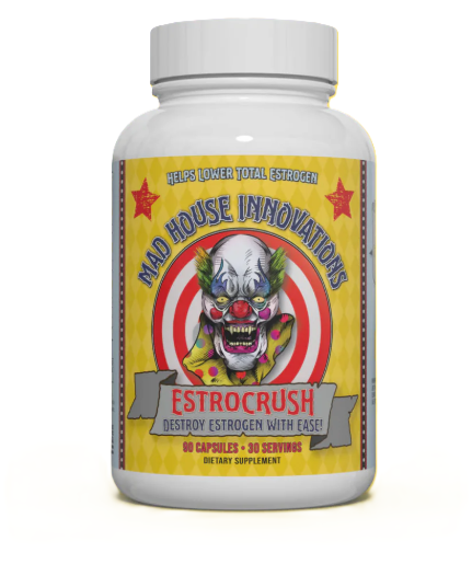 Mad House Innovations EstroCrush Estrogen Eliminator 90 Capsules | Hormone Balance & Estrogen Blocker Supplement | TigerFitness.com