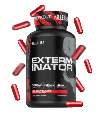 Killer Labz Exterminator – hardcore thermogenic fat burner capsules for weight loss, appetite control, energy, and focus support | TigerFitness.com
