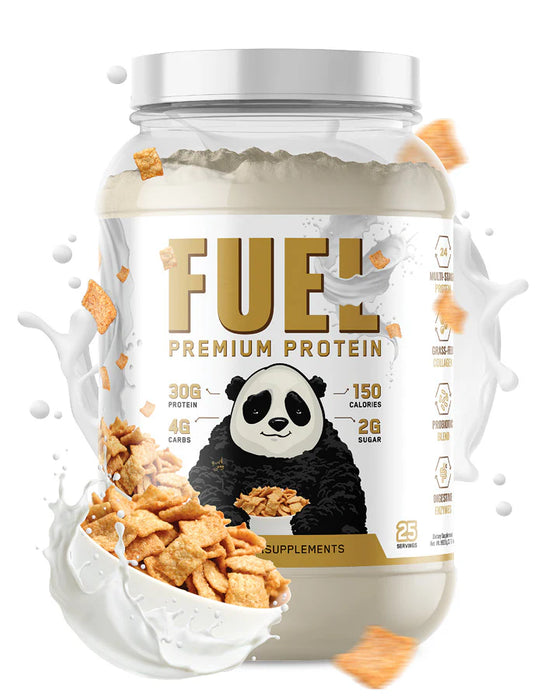 Panda Supps FUEL Premium Protein Cinnamon Toast Crunch – Whey Blend for Muscle Recovery