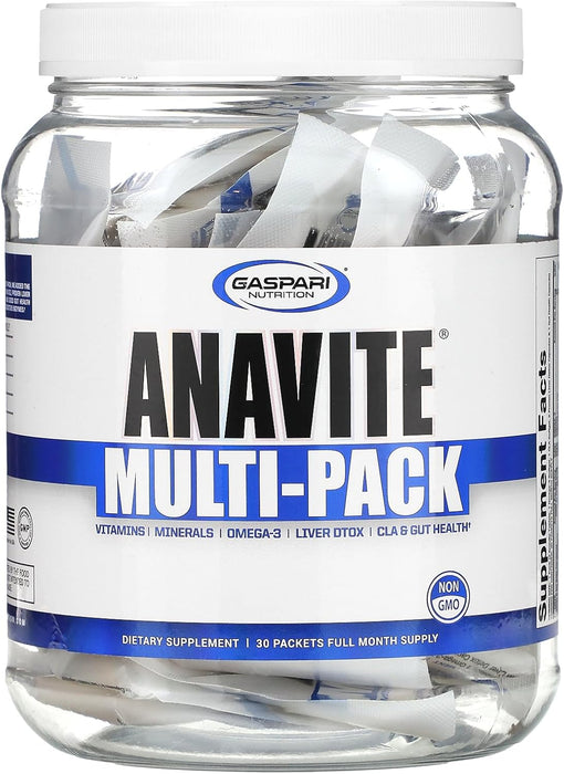 Gaspari Nutrition Anavite Performance Multivitamin Packs 30 – daily vitamins for energy, recovery, and endurance