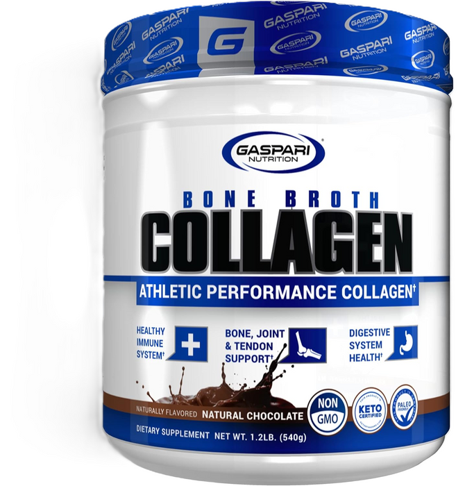 Gaspari Nutrition Bone Broth Collagen protein powder – joint, skin, and gut health supplement