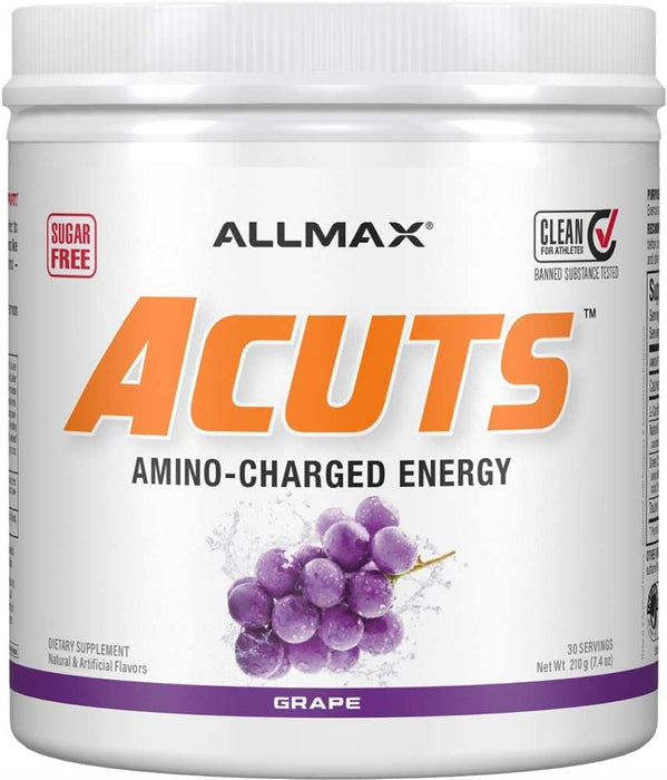 Allmax A:Cuts Amino Energy Grape 30 Servings Powder – Fat Burning & Focus Drink Mix Tigerfitness.com