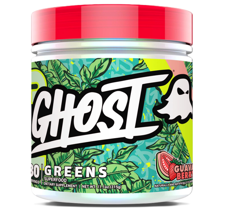 GHOST Greens Guava Berry – Superfood & Digestive Support Powder | TigerFitness
