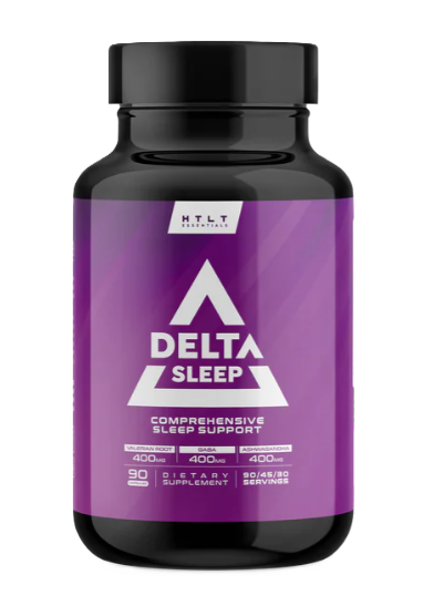 HTLT Delta Sleep – 90 Capsules  Advanced Nighttime Sleep Support for Recovery and Relaxation